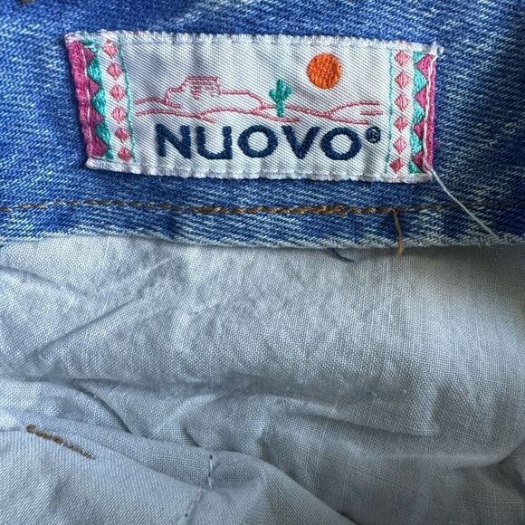 Vintage Nuovo 80’s/90’s High Rose Side Button Detail Jeans - Picture 6 of 7